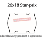 Etikety kotúčik Star Prix SP2 Neon žltý 26x18mm