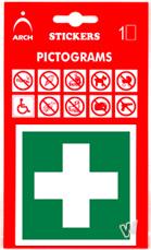 Piktogram Lekárnička I-759S/Zelený kríž/10x10