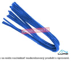 Drôt žinilkový 50cm x 8mm 10ks farba tmavo modrá