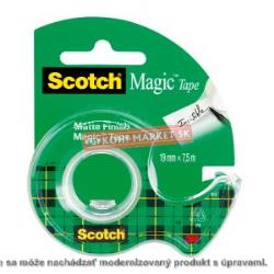 Lepiaca páska Scotch Magic neviditeľná popisovateľná 19mm x 7,5m s dispenzorom