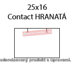 Etikety kotúčik TOVEL Contact SP2  biely 25x16mm 