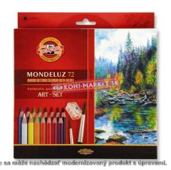 Pastelky MONDELUZ 3714/72  Akvarel  ART - SET