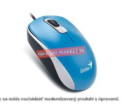 Myš GENIUS DX-110, drátová, 1000 dpi, USB, modrá