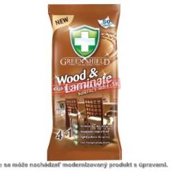 Green Shield čistiace utierky na drevo/laminát 50 kusov