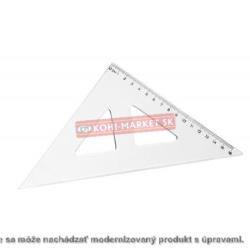 Trojuholník Koh-i-noor s kolmicou transparentný