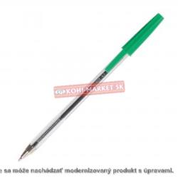 Guľôčkové pero jednorazové Q-CONNECT M zelené