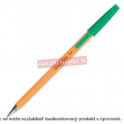 Guľôčkové pero jednorazové Q-CONNECT F zelené