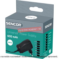 Adaptér SPS 6 Sencor 600mAh univerzálny