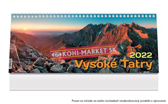 Kalendár stolový Vysoké Tatry 2022