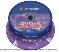 Verbatim DVD+R 16x cake25
