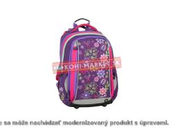 Vak školský Bagmaster Mercury 9A violet/pink/gree