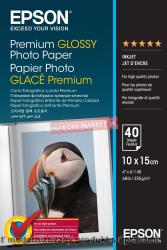 Fotopapier lesklý EPSON 10x15cm Premium glossy 255g/m2 40ks
