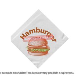 Vrecko na hamburger s obrázkom 16x16cm 500ks 71540